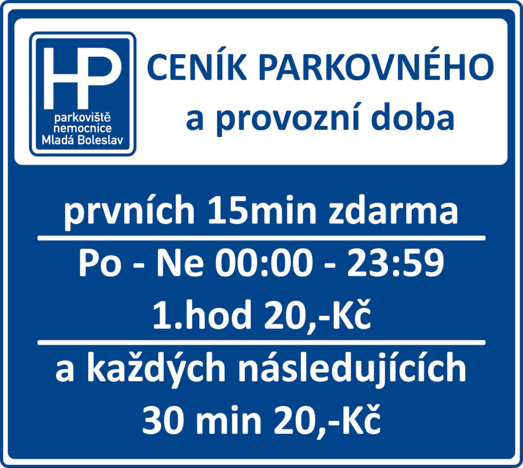 Ceník veřejného parkoviště