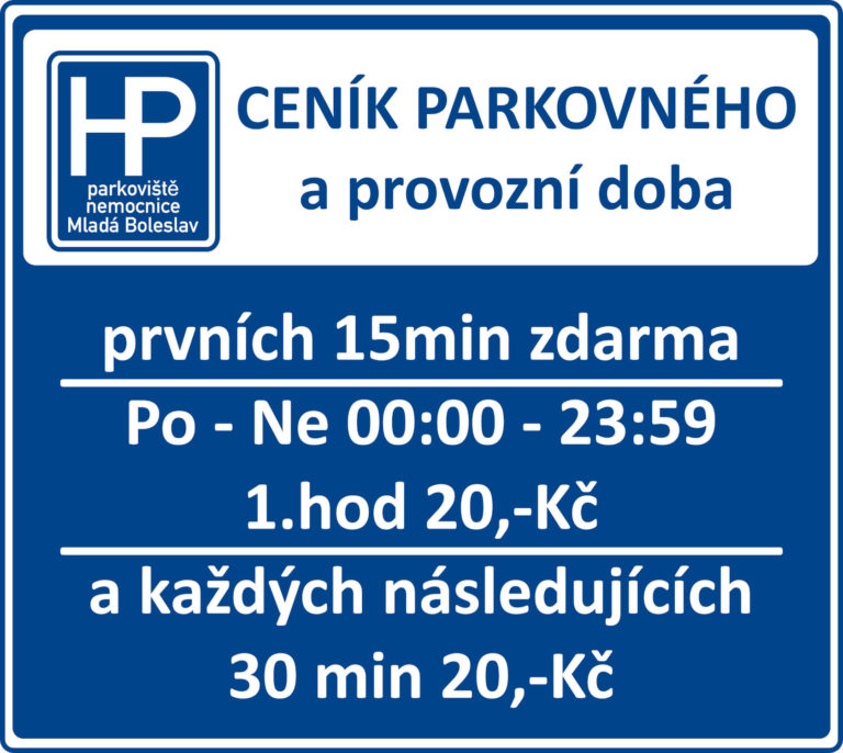 Ceník veřejného parkoviště